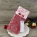 Pocket Invitation Card Rectangle Half Fold Greeting Card with Ribbon Bow Invitation Customized